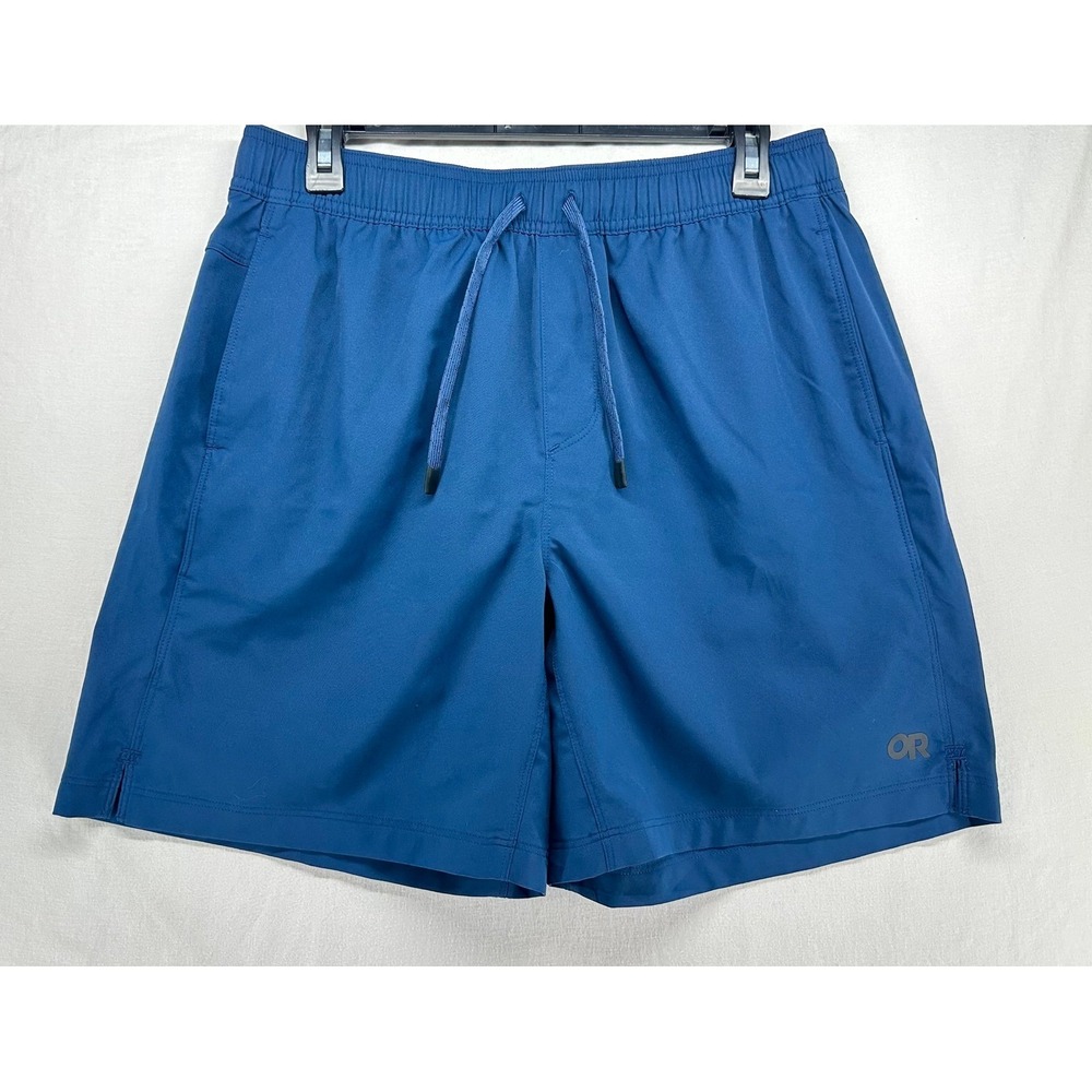 Outdoor Research Mens Odyssey Multi Shorts Blue Recycled Hiking Active Large